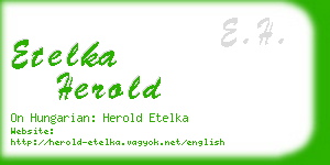 etelka herold business card
